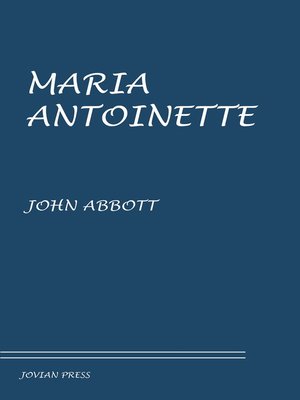 cover image of Maria Antoinette